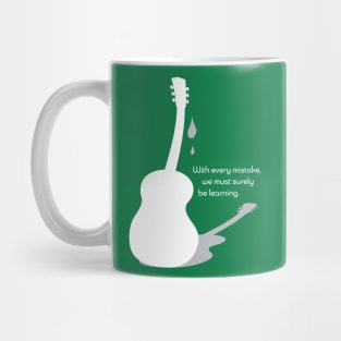 Guitar Gently Weeping (in white) Mug